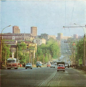 Город Горький. Проспект Гагарина. 1975 год